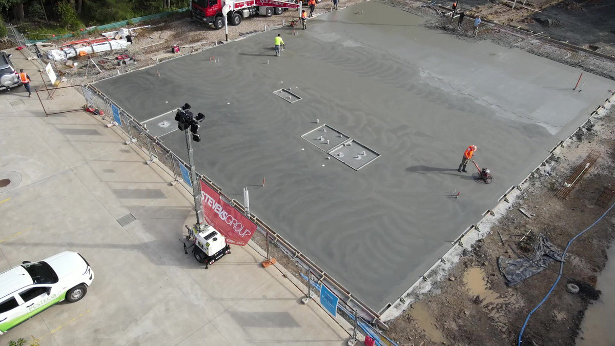 Large slab construction