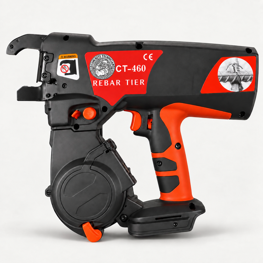 ConTech CT-460 rebar tie gun with updated Concrete Technician emblem